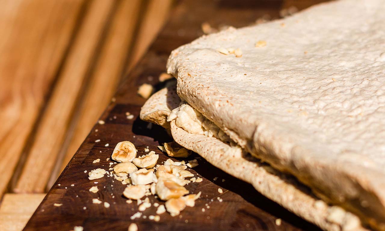 Fragilité med hasselnødder fra Piemonte