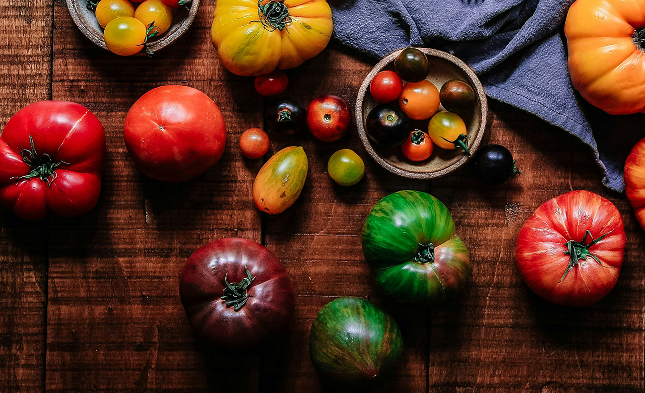 Frisk tomatsaft og basilikum a la Malling Kro
